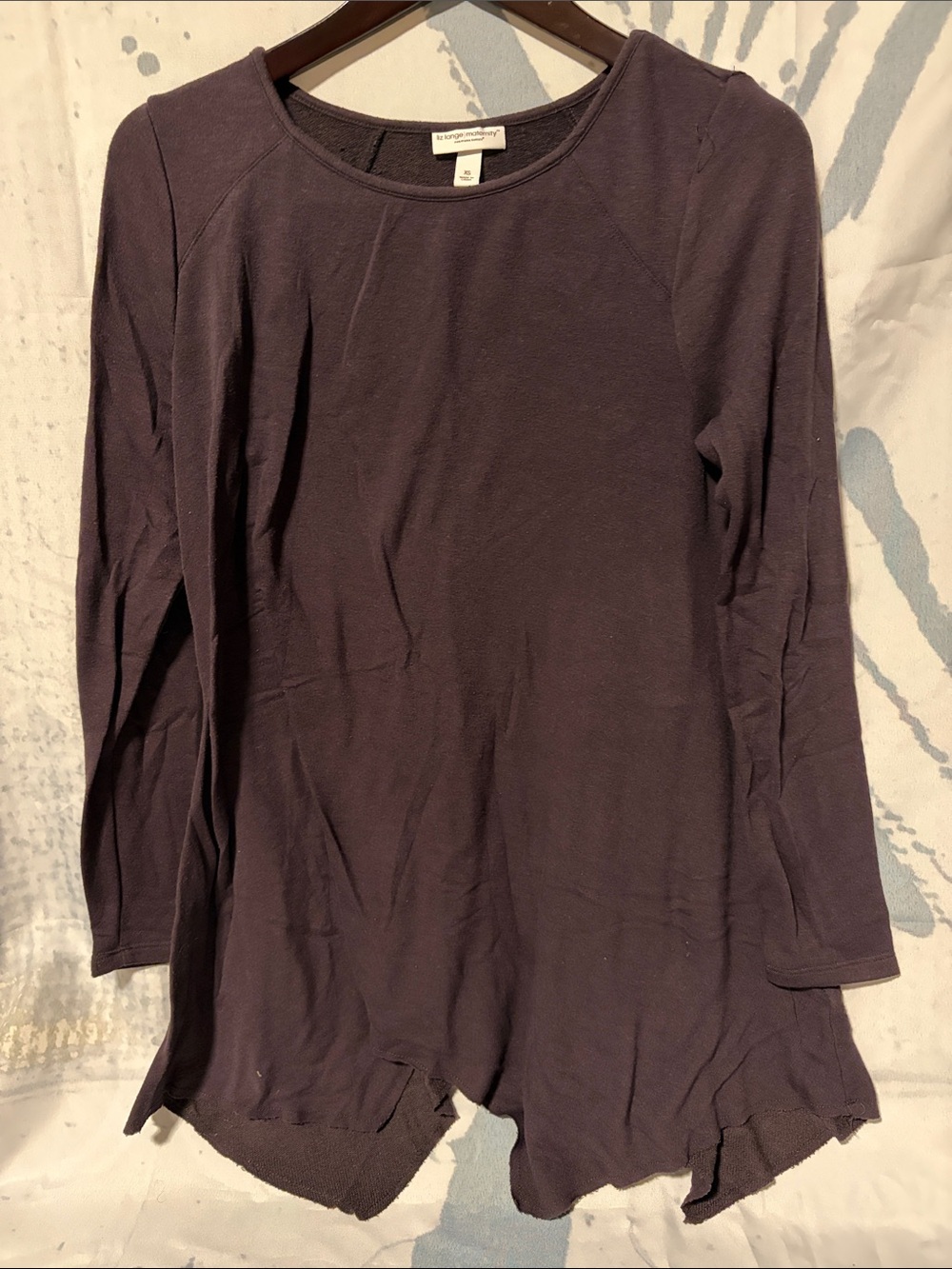 Liz Lange Maternity for Target Plum Long-Sleeve Tunic Top